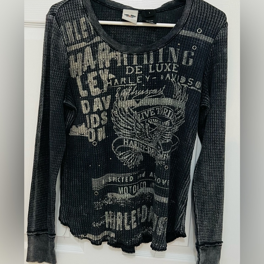 Harley-Davidson Long Sleeve Thermal Tee Shirt